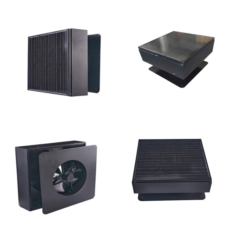 China Supply Vent Goods Air Conditioner Solar Powered Ventilator Industrial Roof Exhaust Fan New-Solar Energy Systems