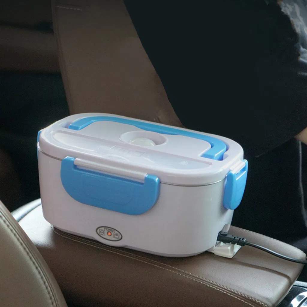 Insulation Heating Two-in-One Family Car Stainless Steel Plug-in Electric Lunch Box