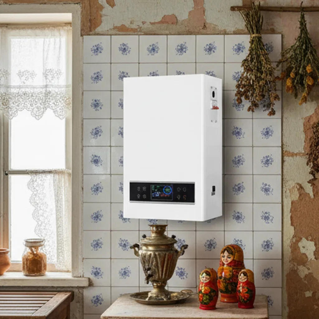 Electric Wall-Mounted Boiler Silver Color Tailored Solutions Available