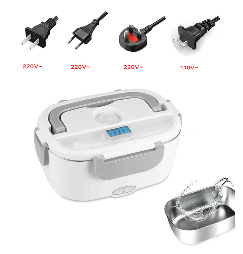 Multifunctional Car and Home Electric Heating Stainless Steel Lunch Box