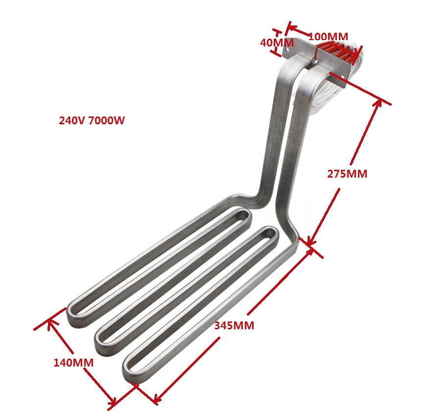 High-Power Fry Heating Element 208V/240V 7000W for Deep Fryers &amp; Commercial Kitchens