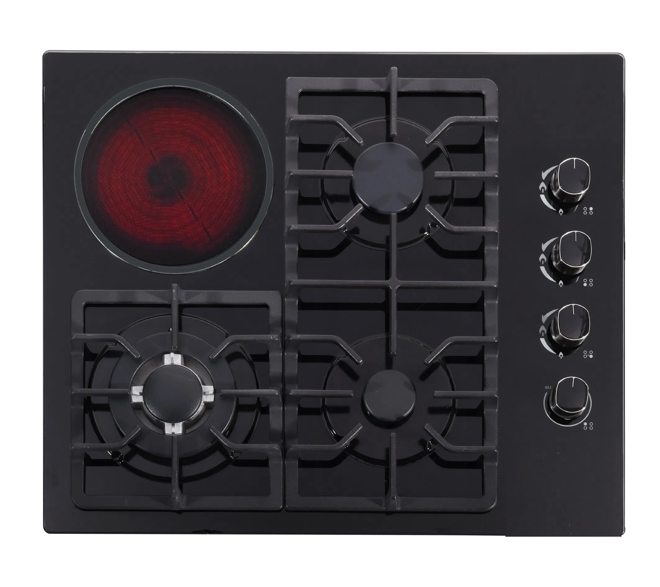 Hot Sale 4 Burner Gas Mix One Electric Burner Portable Cooking Stoves