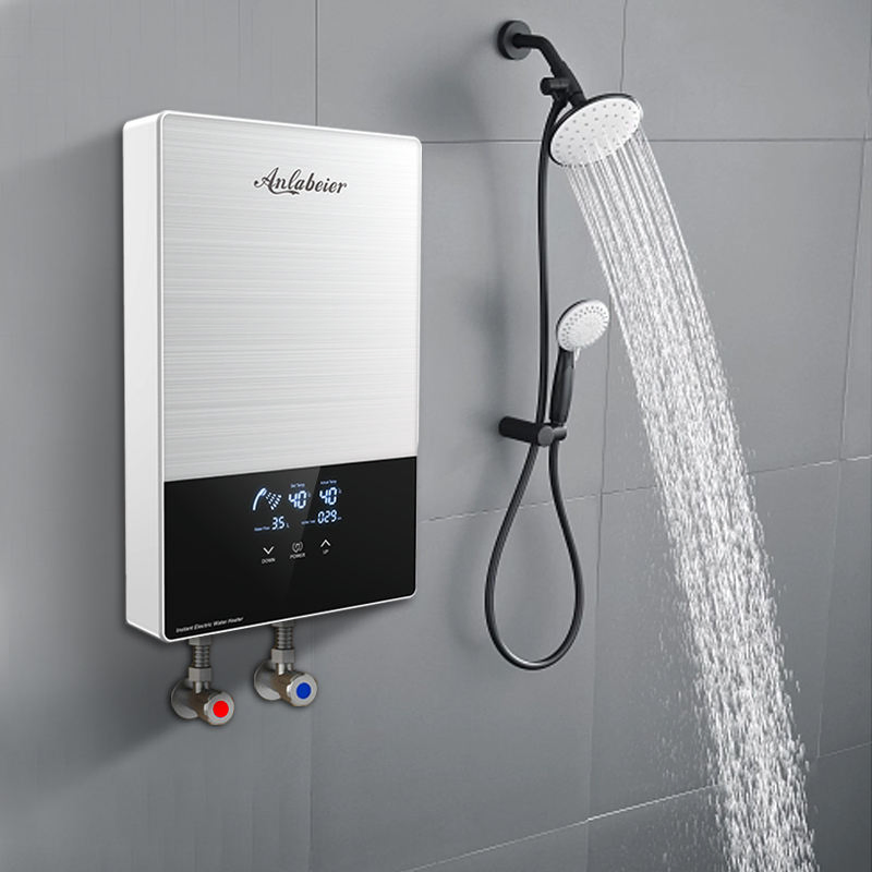 High Power Bath Electric Hot Water Heater for Shower OEM ELCB Vietnam Aqua Smart Home Appliances Instant Water Heaters