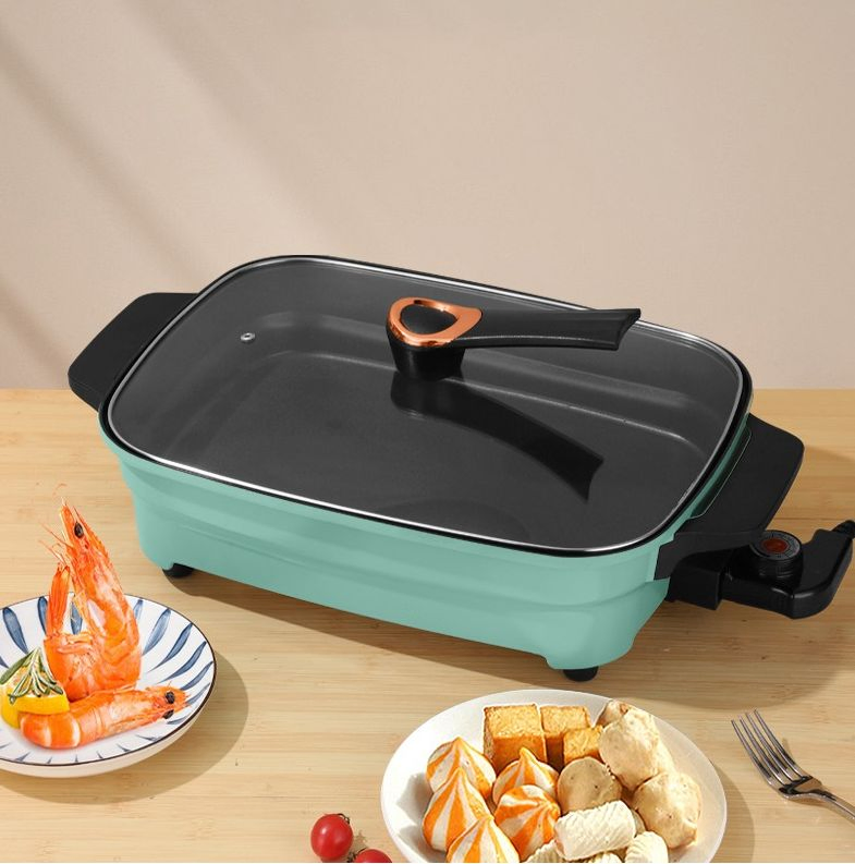 Customized Color Electric Fish Grill Pan with 1800W Power