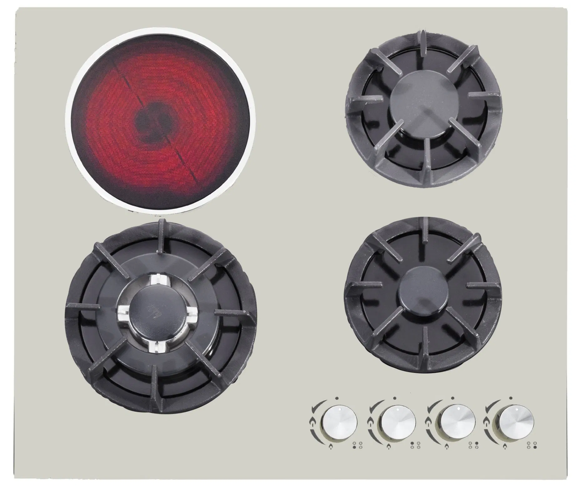 Hot Sale 4 Burner Gas Mix One Electric Burner Portable Cooking Stoves