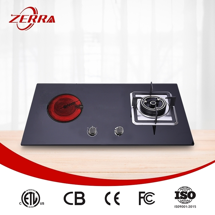 Built-in Gas Hob Cooktop Wholesaler Glass Panel Portable Built-in Electric Gas Stove