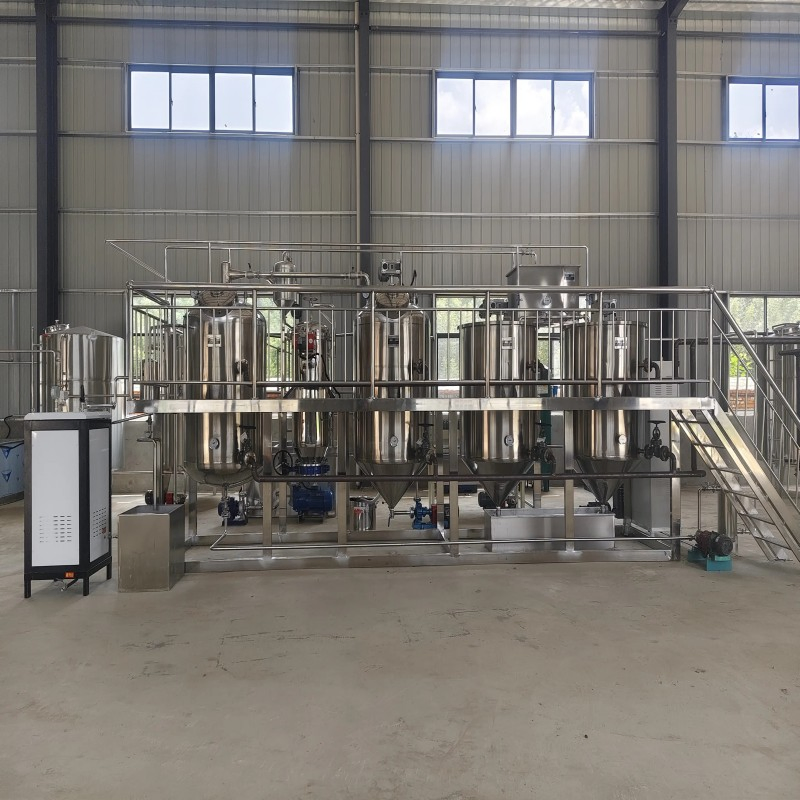 Full Set of Edible Oil Refining Equipment: Degumming, Neutralization, Bleaching, Deodorizing
