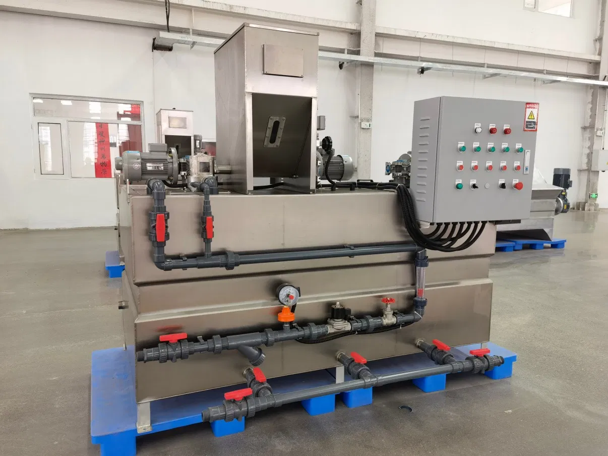 Iepp 2023 Hot Sale Automatic PAC PAM Chemical Dosing Machine Food Beverage Printing Dyeing Wastewater Treatment Equipment