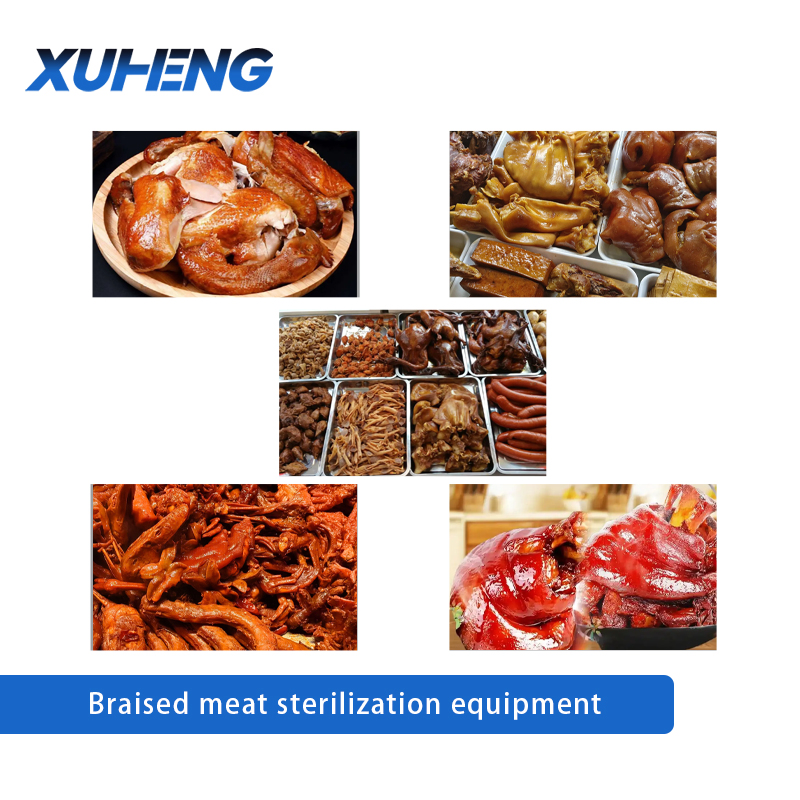 Industrial Automated Vacuum Tumbling Marinated Meat Cooking Equipment with Retort Sterilization System