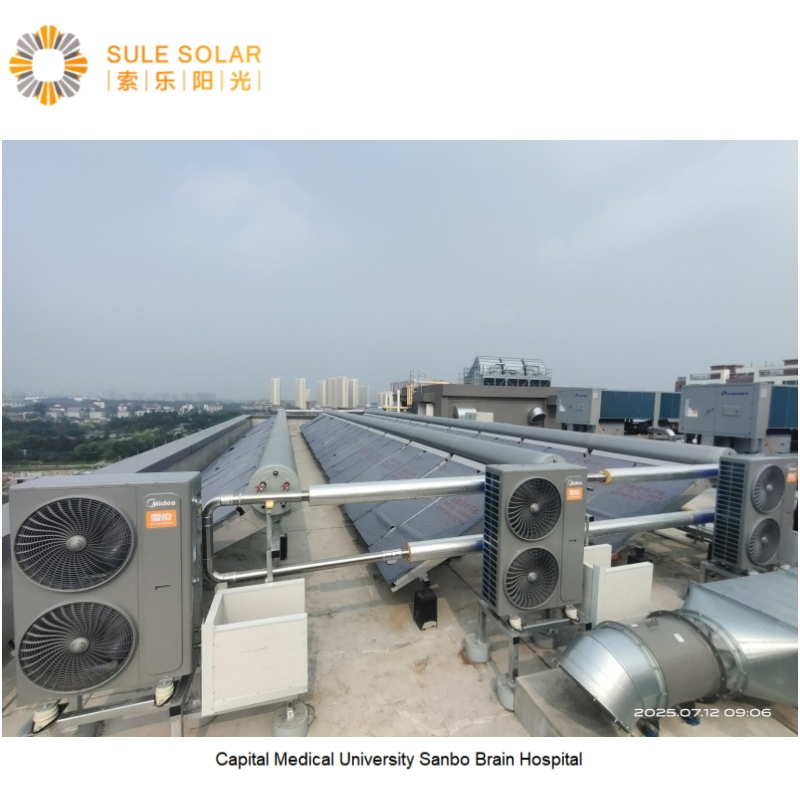 Smart Solar Water Heating System for Hospitals and Schools