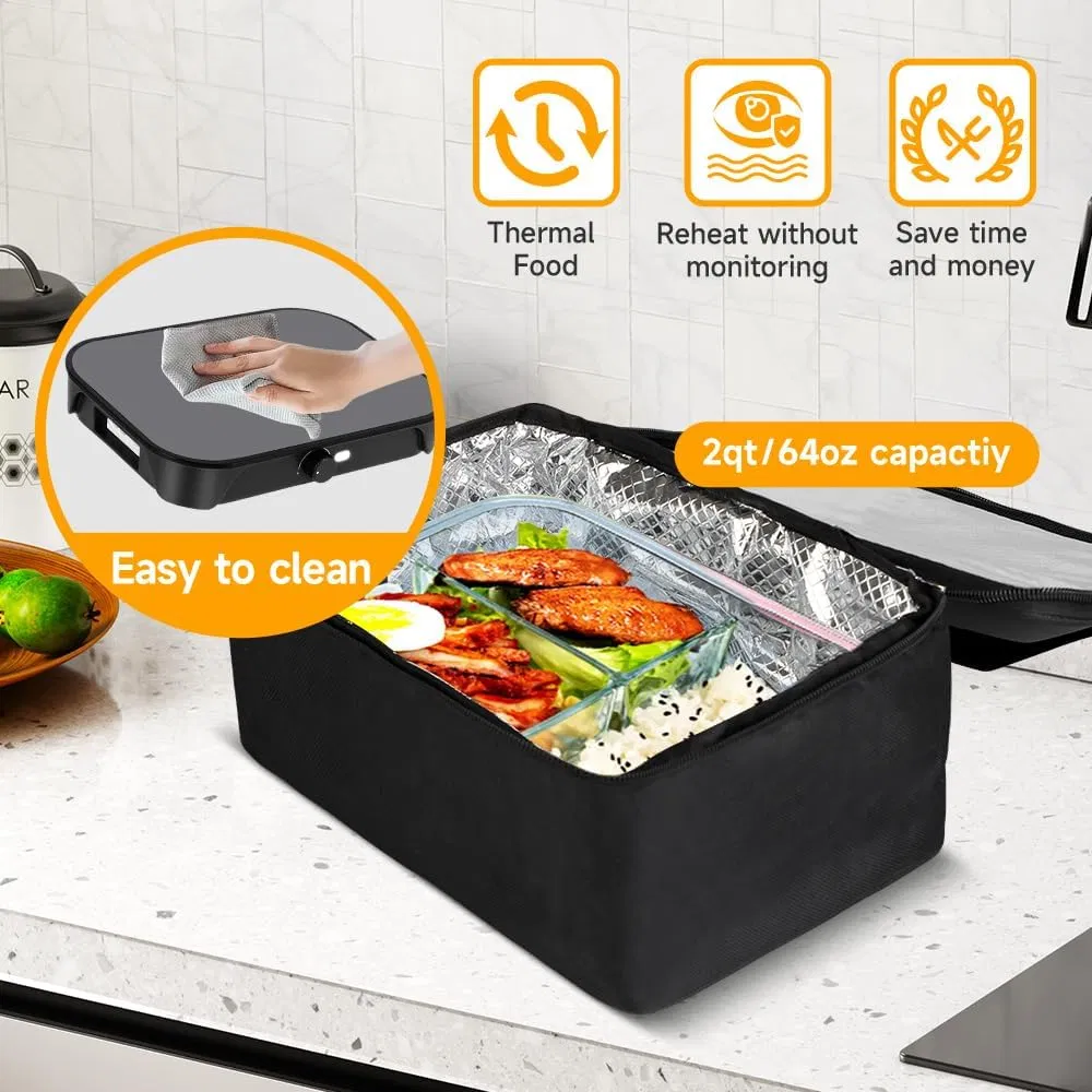 Smart Mini Cooker Electric Food Warmer Portable Heating Food Anytime