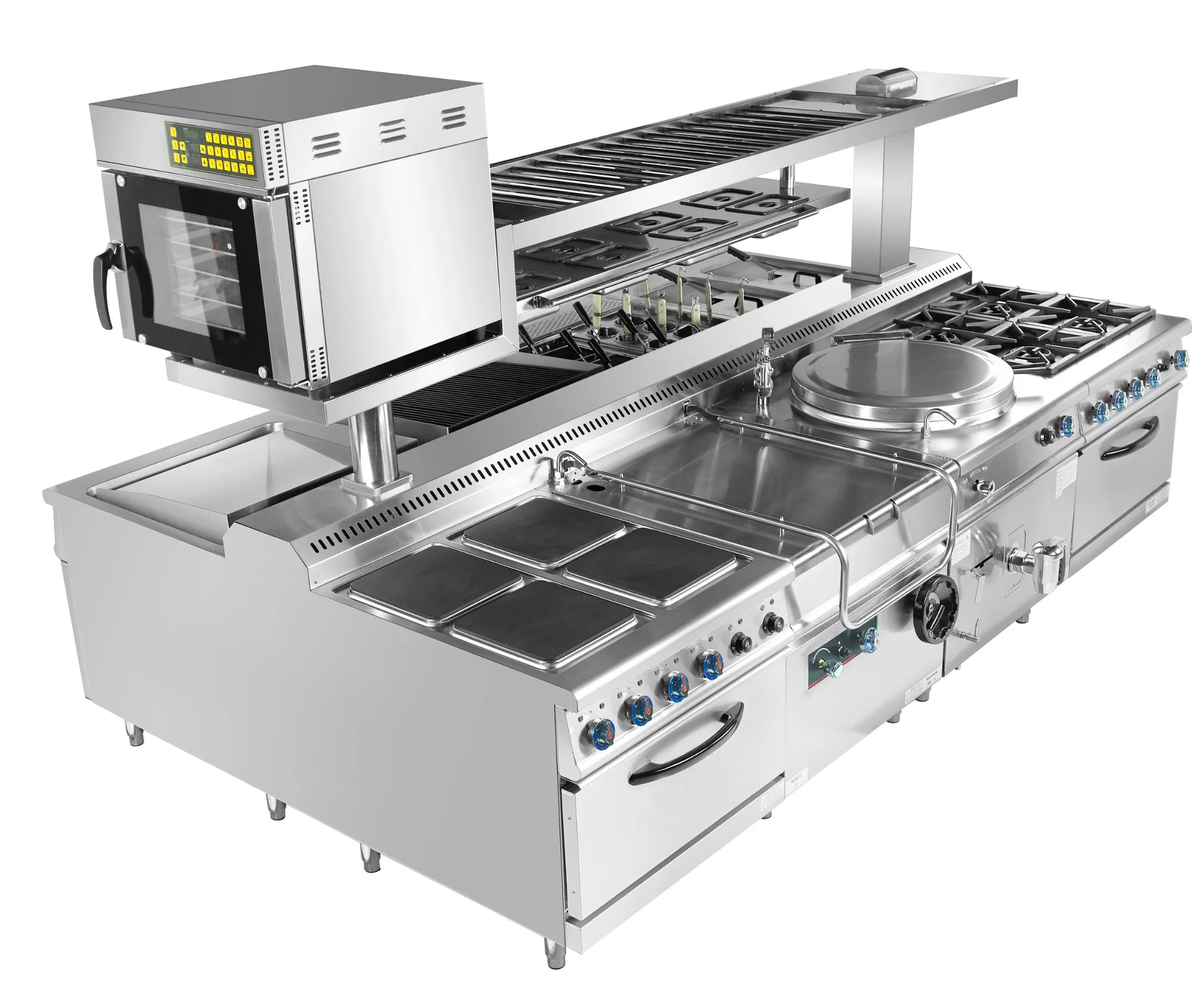 Electric Induction Tilting Braising Pan for Commercial Kitchens