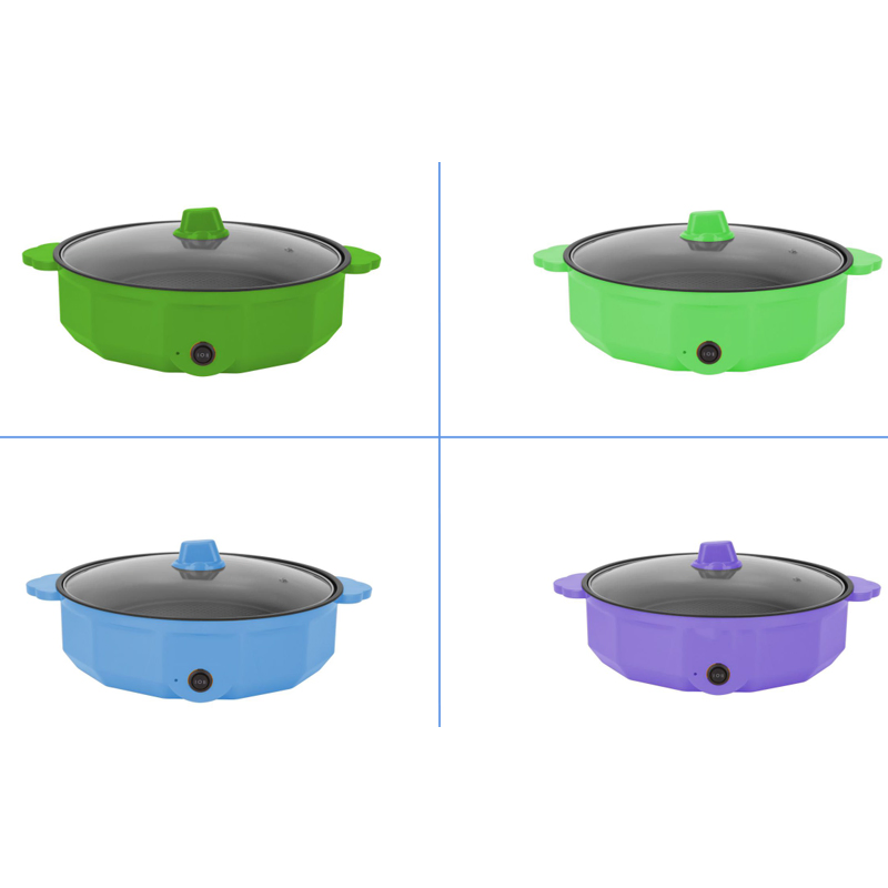 Mini Glass Lid Steamer Multicooker Boil Dry Protection Electric Cooker Pot Soup Maker for Cook Rice and Steamed Bag