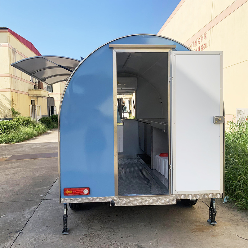 Commercial Grade Customizable Stainless Steel Food Trailer with Multi - Function Catering