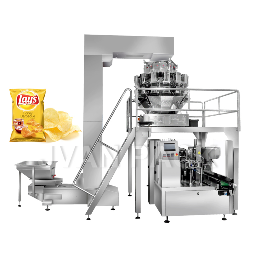 Gd-200 Automatic Sunflower Seeds Coconut Bread Rice Grain Wrapping Plastic Bag Filling Food Granule Sealing Packaging Packing Machine