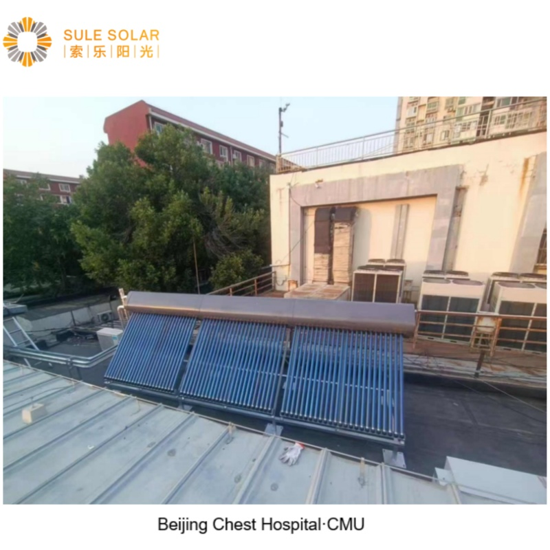 Made in China Commercial Solar Water Heating System Compact Type Design 3000L Durable for Industrial Complexes &amp; Resorts