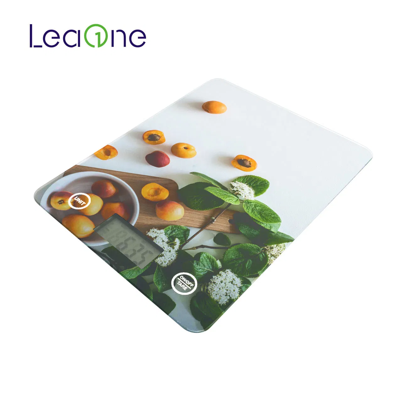 Digital Kitchen Scales with Tempered Glass Platform, Electronic Weighing Food Scale with Backlit LCD, Multifunction for Office School Home Baking Cooking