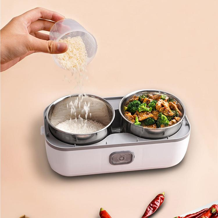 110V/220V Plastic Portable Electric Heated Heating 2-3 People Electrical Food Warmer Lunchbox