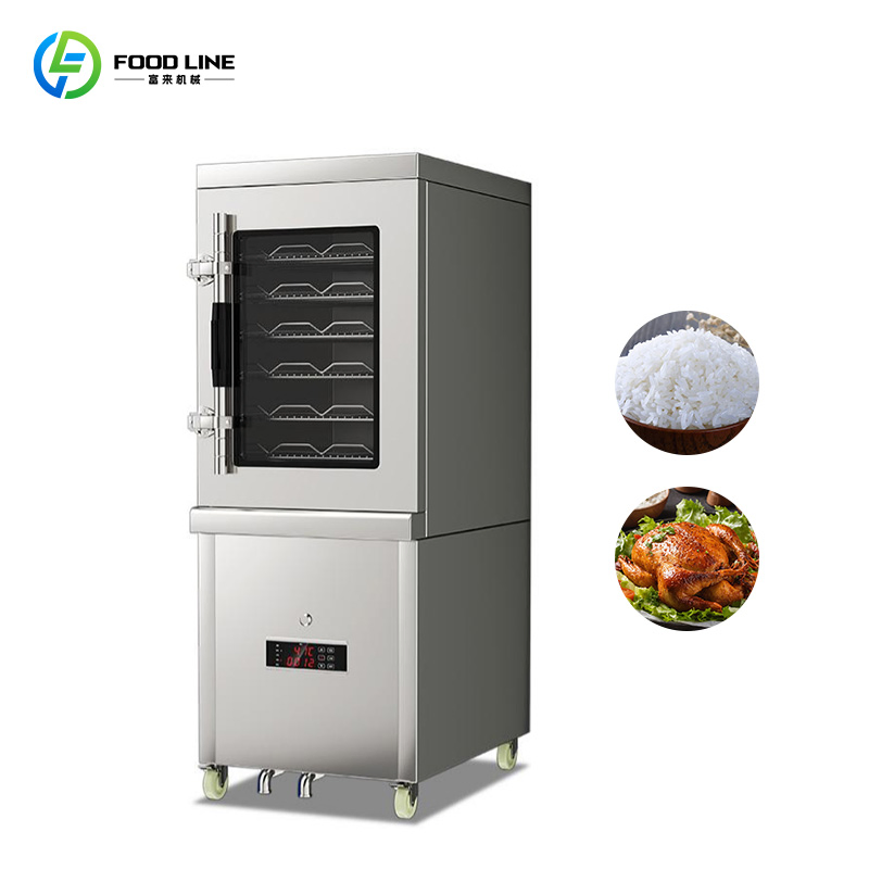 Energy Saving Anti-Dry Burning Low Noise Anti-Scald Easy Clean Food Steaming Machine