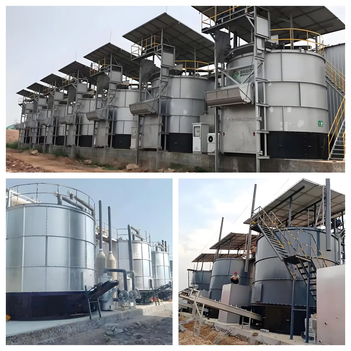 5000kg/D Organic Sewage Waste Treatment Plant Compost Fertilizer Fermentation Tank/Device/Equipment/Unit/System