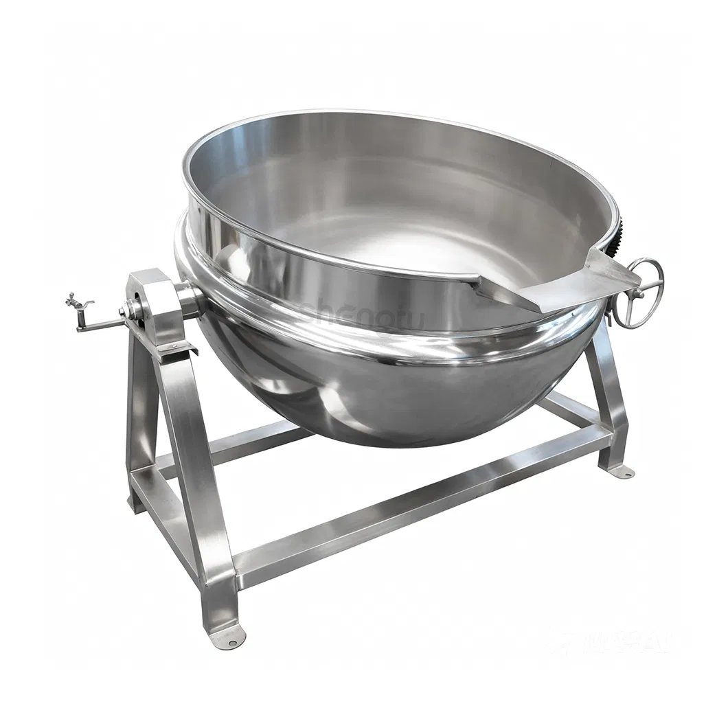 Continuous Jacketed Cooking Kettle System for Jam Making with CIP System