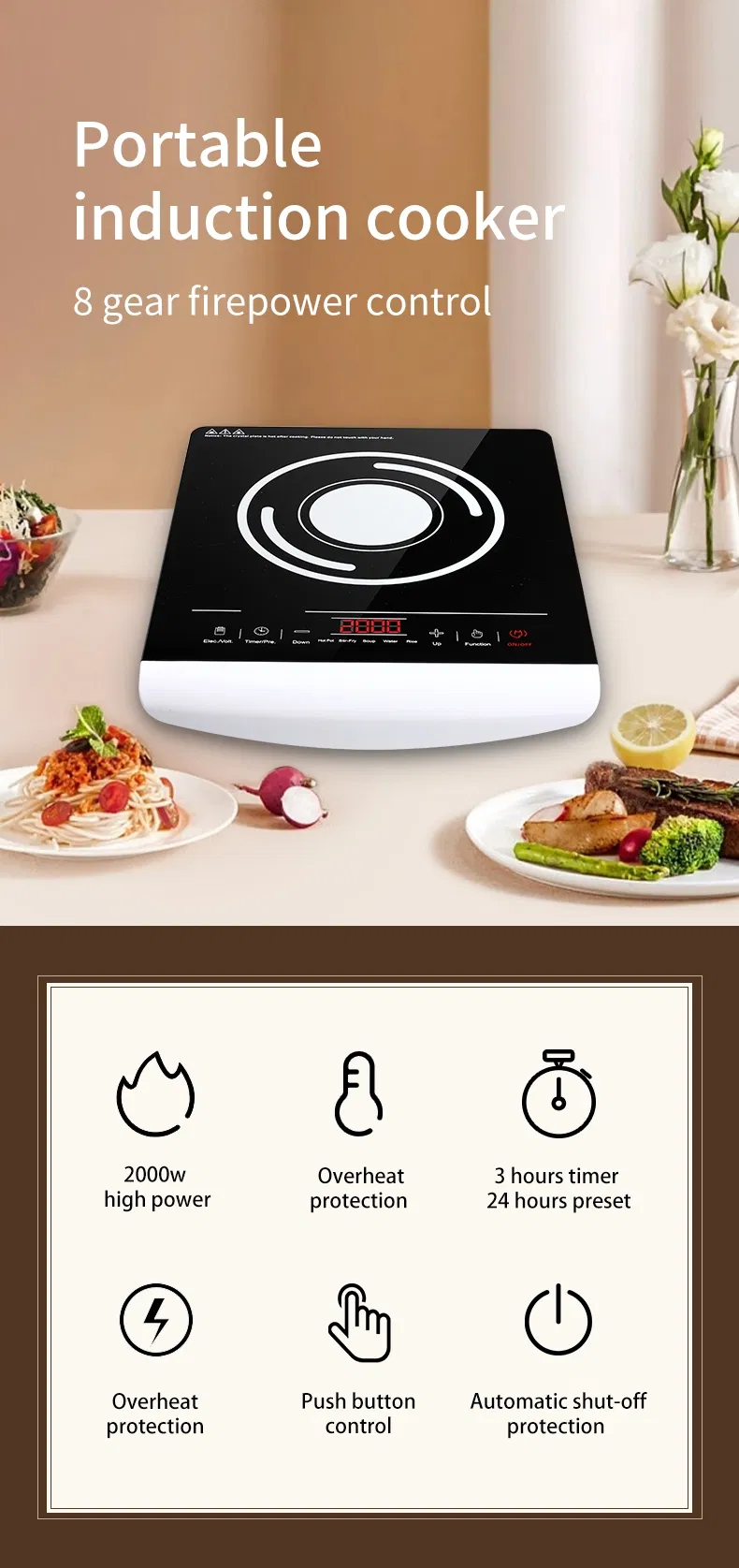 Induction Cooktop Features