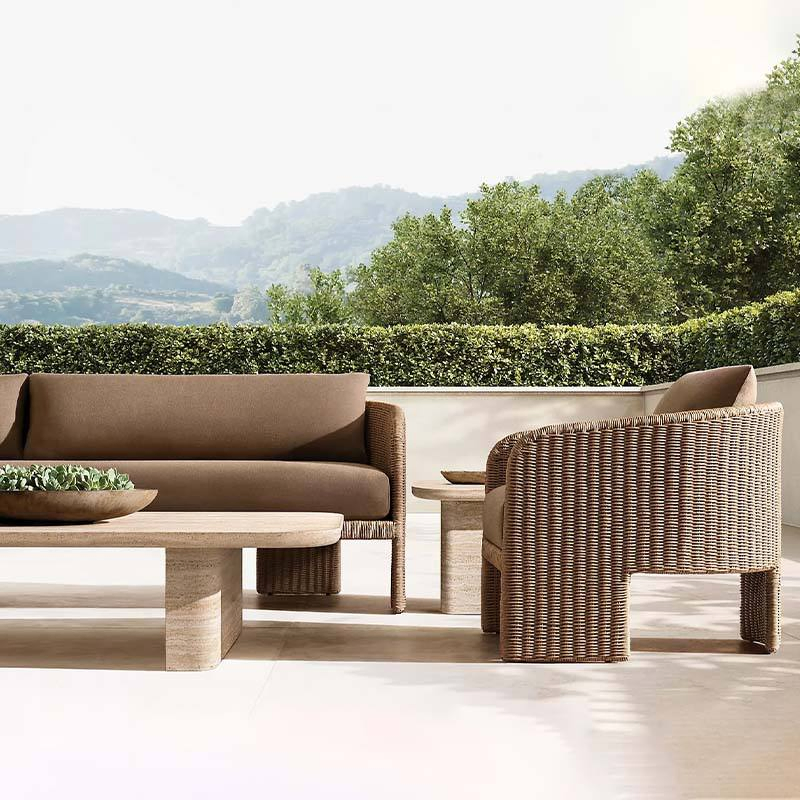 Luxurious Modern Garden Furniture Set for Beaches Restaurants Poolside