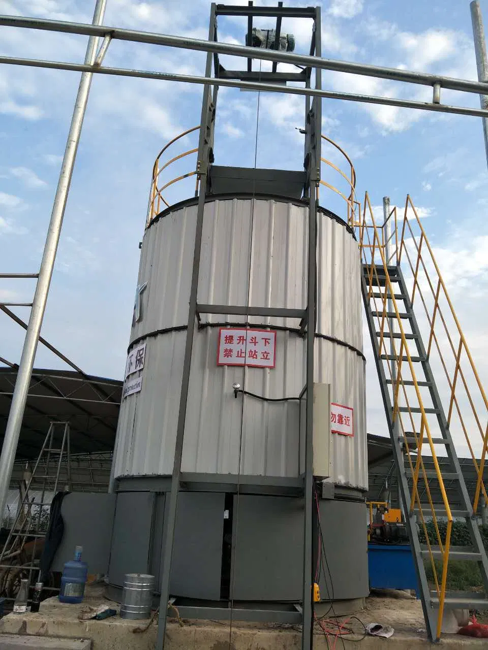 5000kg/D Organic Sewage Waste Treatment Plant Compost Fertilizer Fermentation Tank/Device/Equipment/Unit/System