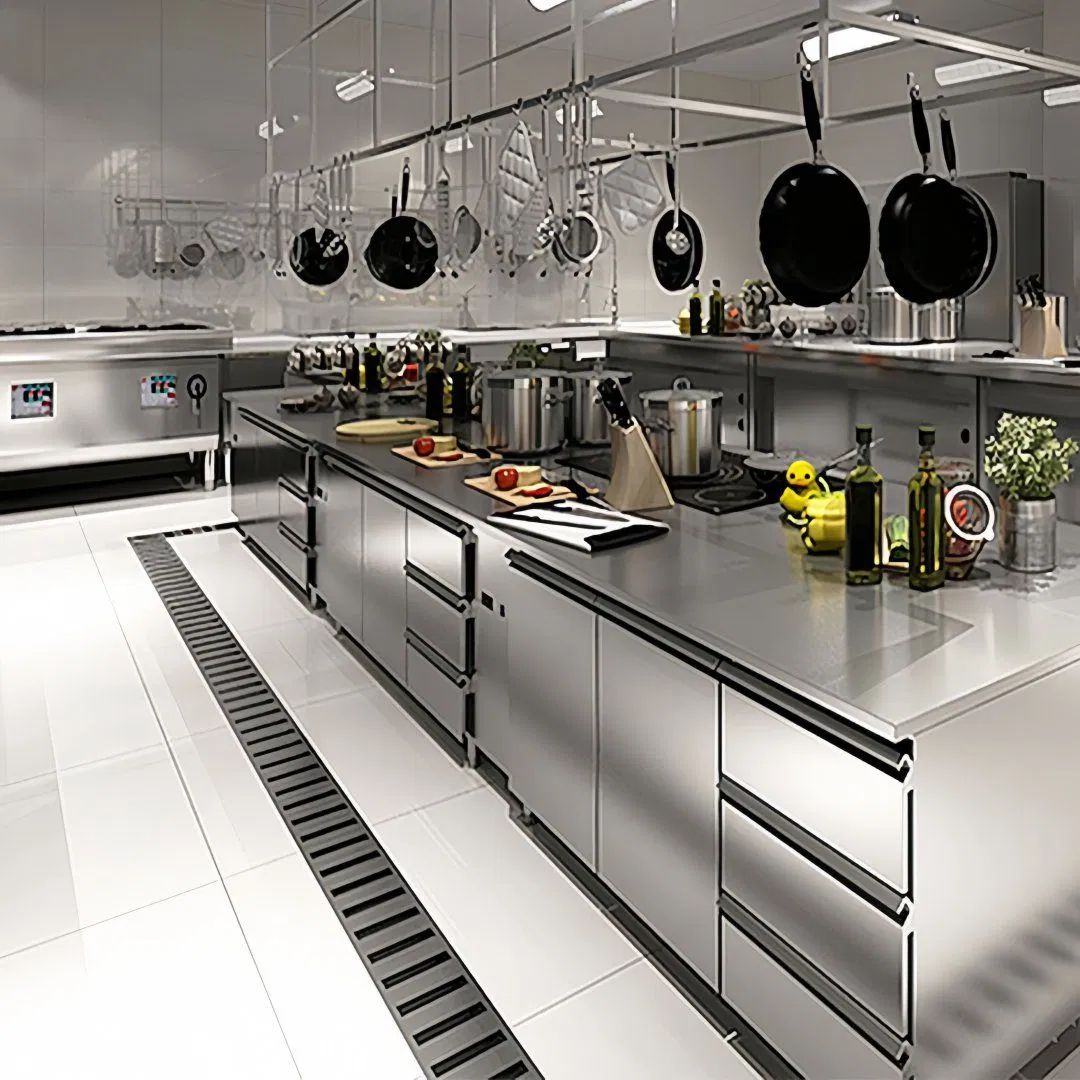 Personalized Commercial Kitchen System for Schools and Institutions with Layout Planning and Equipment Procurement