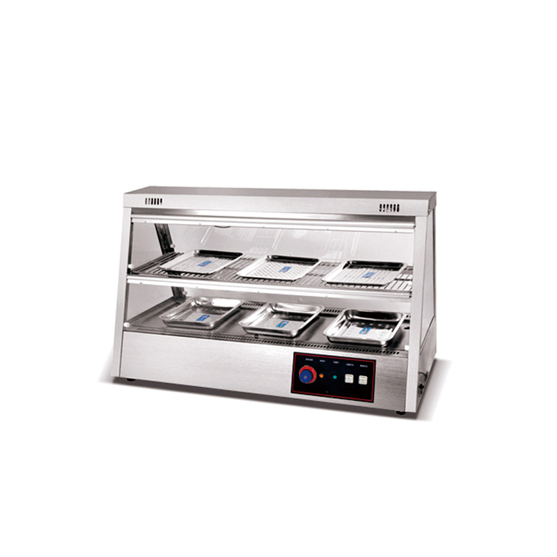 Circulation Electric Warming Cabinet Hot Food Glass Warmer Displayer
