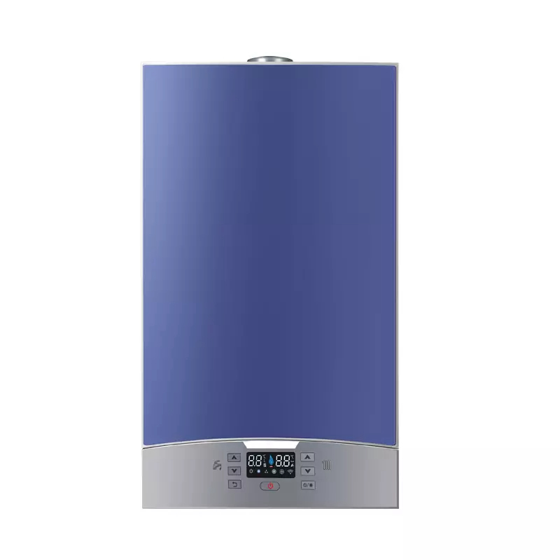 50kw High Power System Wall Hung Gas Boiler with Coil Water Tank for Villa Heating