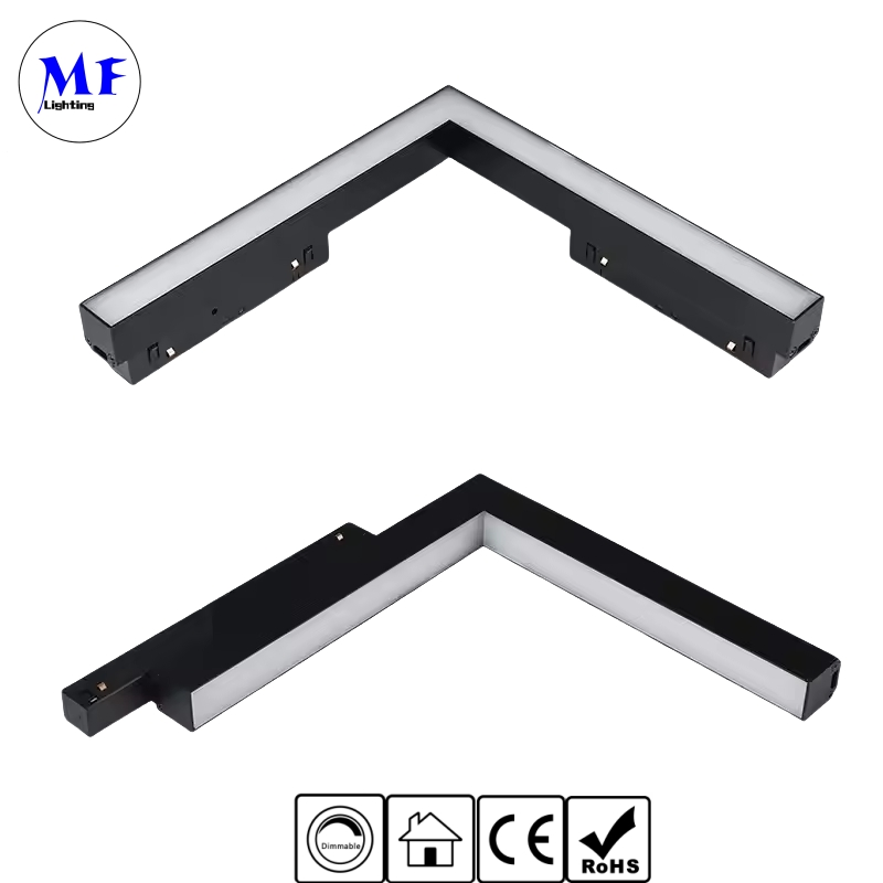 Factory Price 40W 0-10V Dimmable DC48V/24V Anti-Glare Surface Mounted LED Magnetic Linear Flood Light for Offices Showrooms Specialty Stores Hotels Villas Clubs