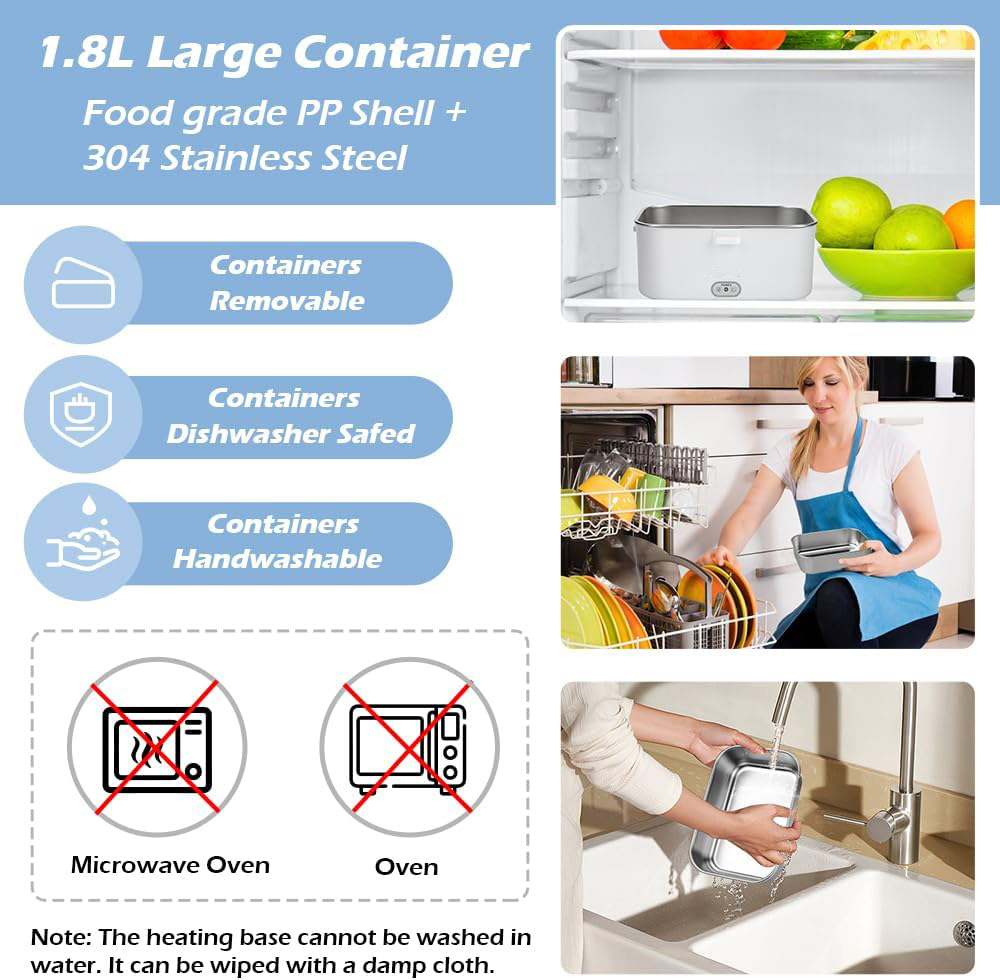 Innovative Electric Lunch Box with Patented Heating Technology for Car