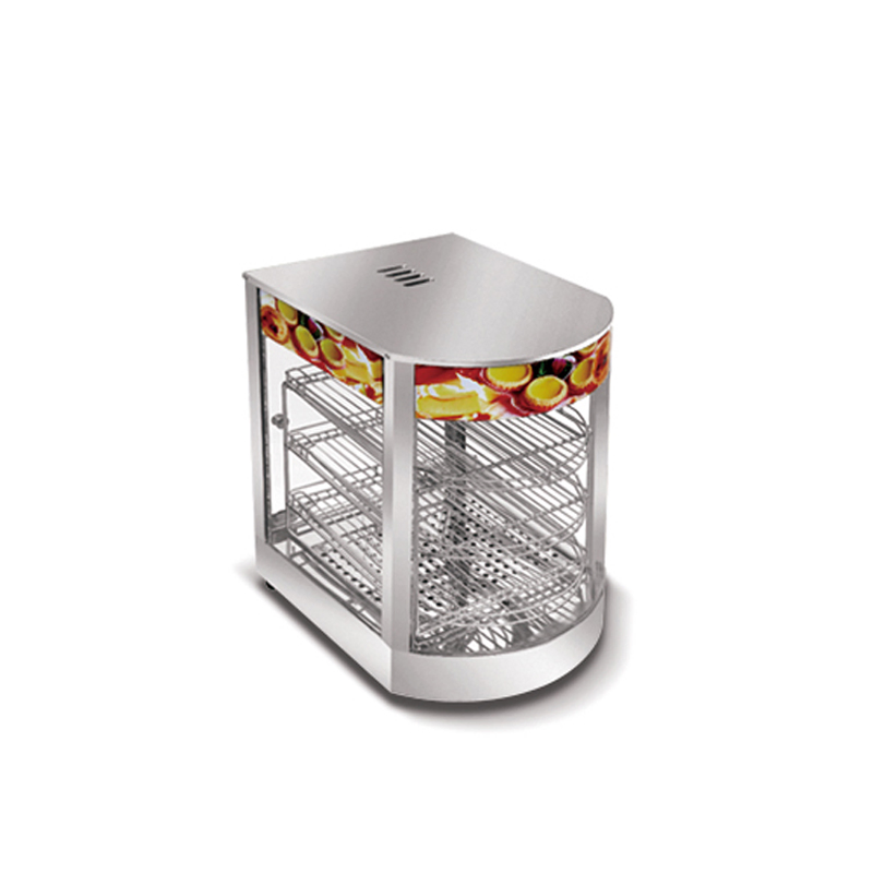 Circulation Electric Warming Cabinet Hot Food Glass Warmer Displayer