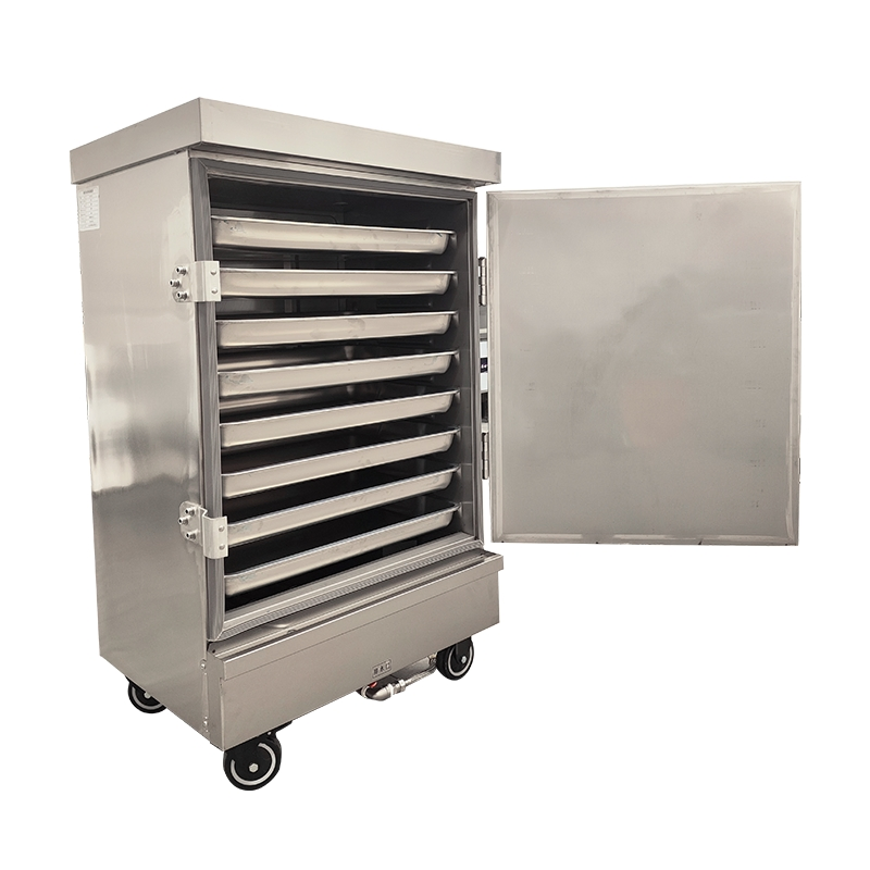 8-Plates Premium Stainless Steel Electric Food Steamer for Restaurants