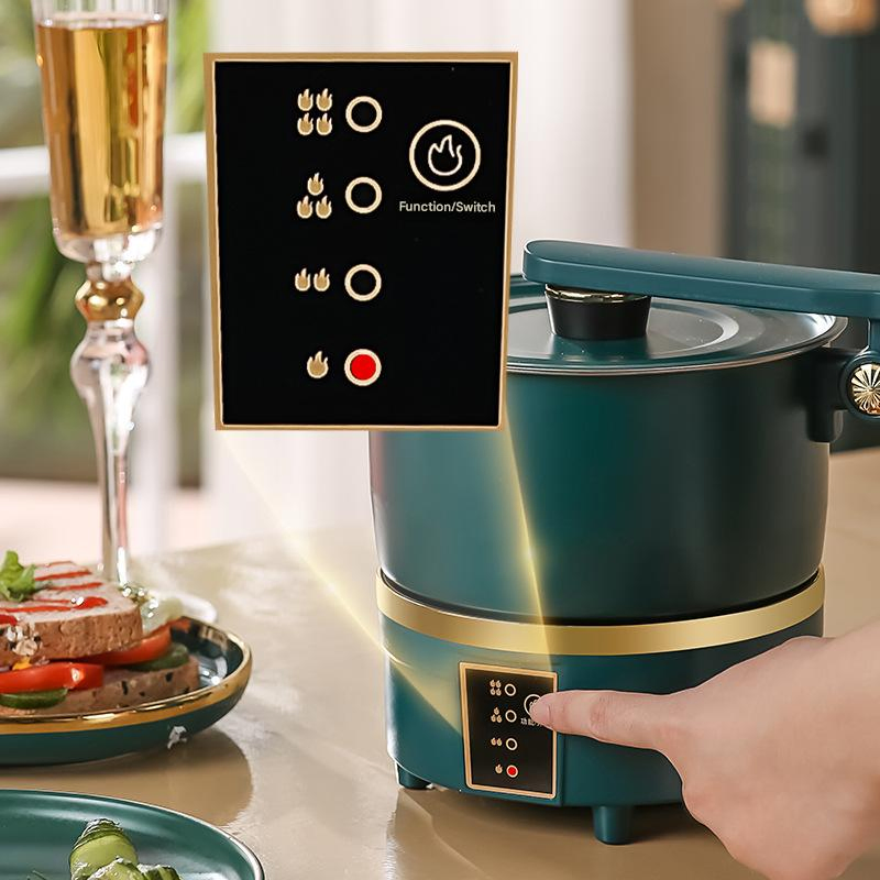 All-in-One Electric Cooking Pot Non-Stick Electric Cooker with Fry, Stir-Fry, Stew, Boil, Hot Pot