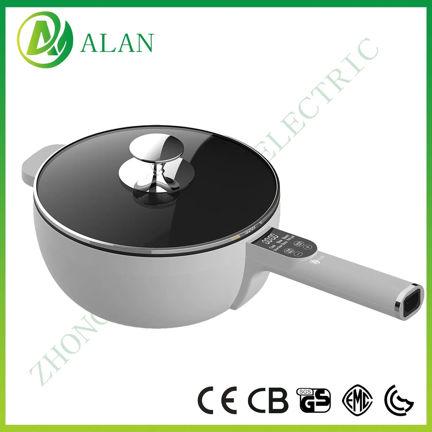 110V/220V Dual Voltage Durable Electric BBQ Tray/No Smoking Frying Pan for Barbecue Use