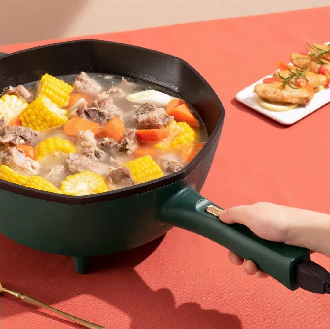 Precise Control Electric Grill Pan Fry Cooking 32cm, 1500W