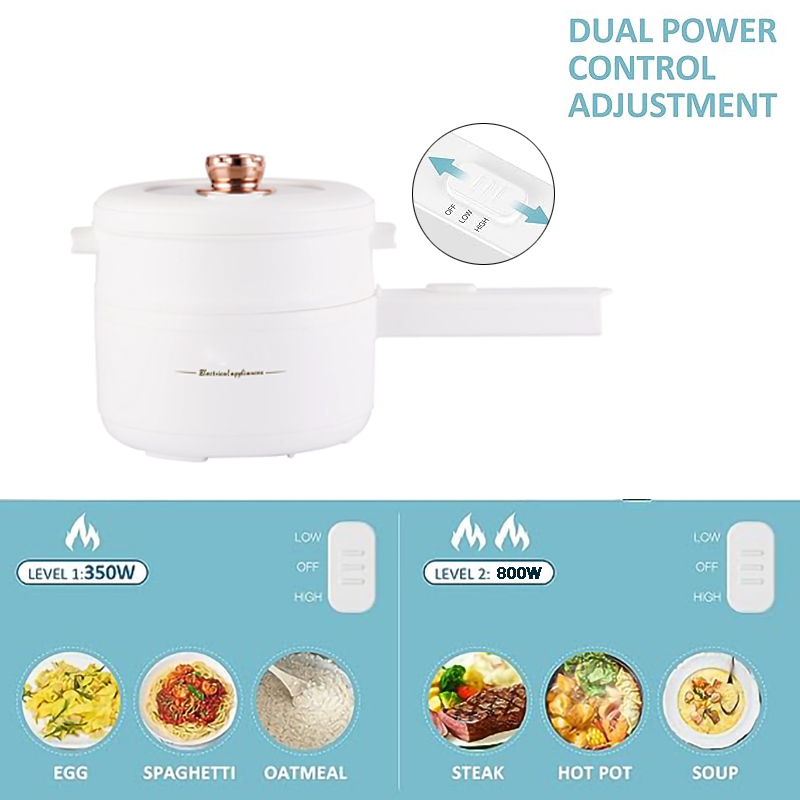 Kitchen Appliance Rice Cooker Electric Home Cooking Skillet Pots Frying Pans Hotels Small Pot Soup Maker Electric Wok