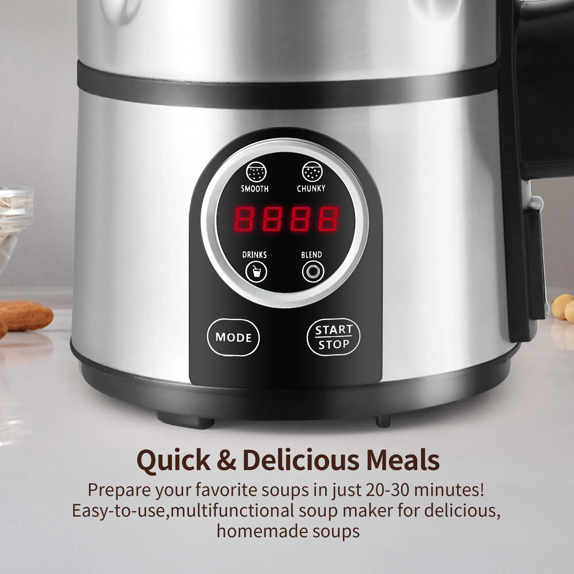 Home Use Electric Baby Food Kitchen Soy Milk Smoothie Soup Maker Machine