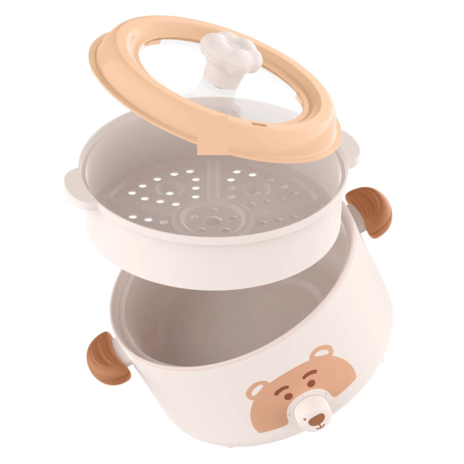 Multi-Function Electric Cooker Hot Pot, Non-Stick Household Electric Skillet, Portable for Dormitory, Custom Gift