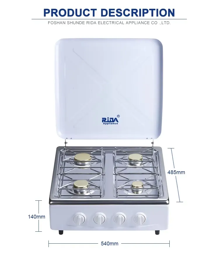 4-Burner Gas Stove Detail 1