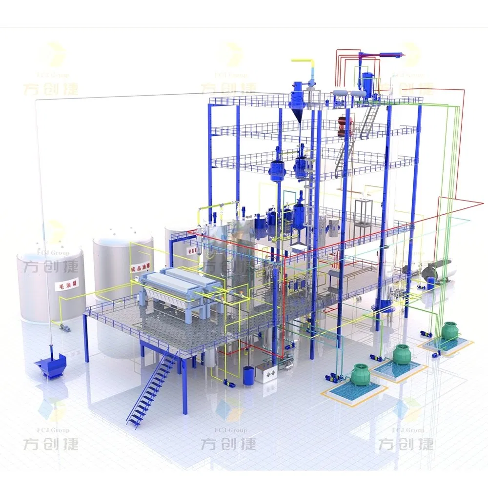 Automatic 10td Cooking Oil Refining Plant Equipment for Medium-Sized Enterprises