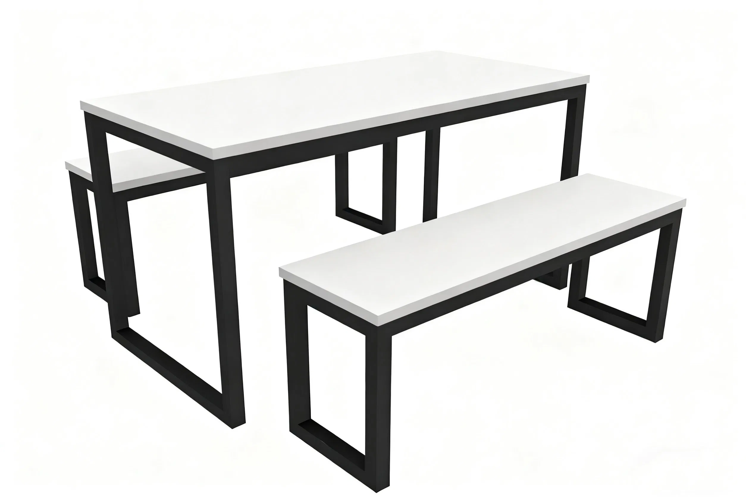 Versatile 4-Person Restaurant Table for Quick Service Dining