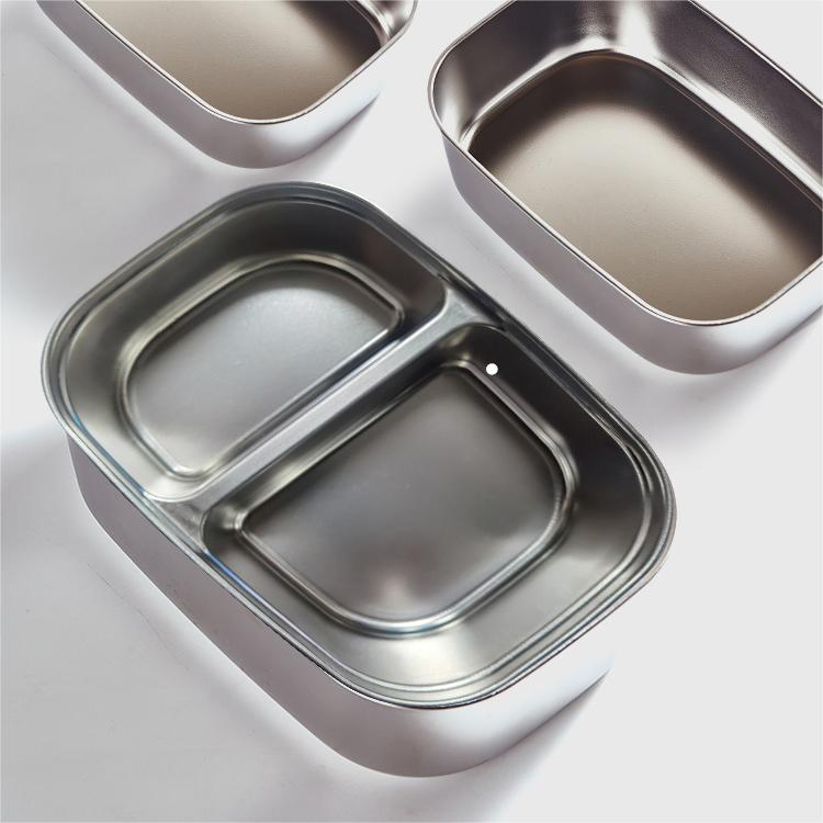 Aohea New Portable Stainless Steel Electric Lunchbox Food Warmer Lockable USB Electrica Heating Lunch Box Mini Thermal Lunch Box Electric Heated Office Lunch B