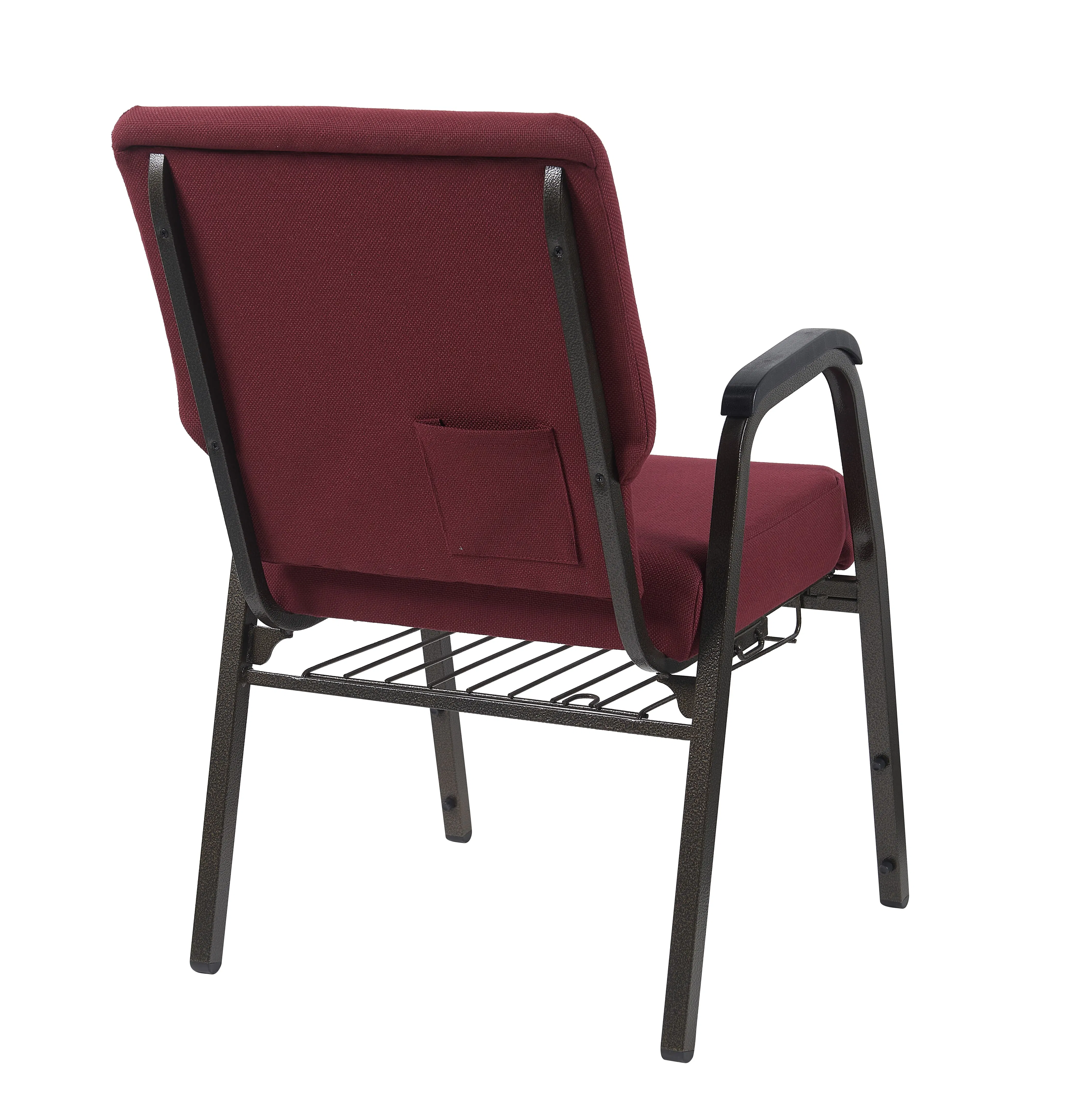 Durable Metal Church Seating with Armrests for Congregation (ZG13-009)
