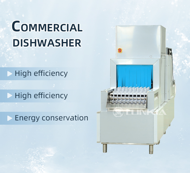 Lonkia Heavy-Duty Commercial Dishwasher - Energy-Efficient Design, Continuous Washing System