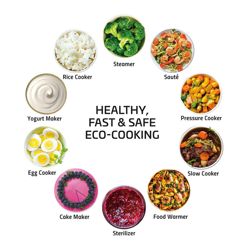 Digital Non Stick Multi Functional Electric Pressure Cooker 6 Litre