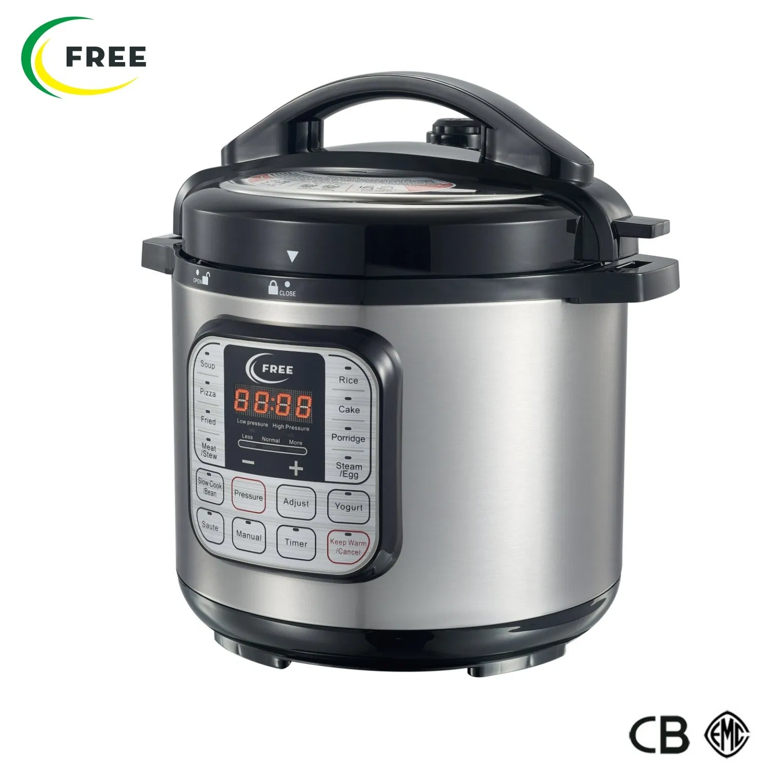 Smart Electric Pressure Cooker with 15 Cooking Presets and Multiple Capacities