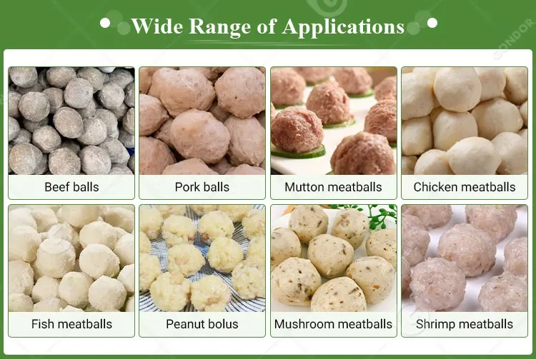 Meatball Machine Details